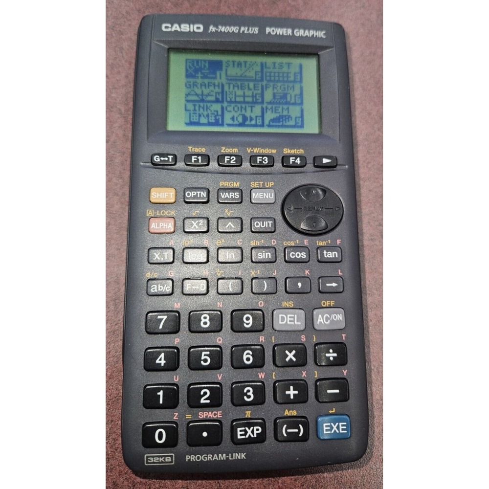 Casio FX-7400G Plus Power Graphic Calculator EUC Large Display + Cover *WORKS* - Picture 3 of 10
